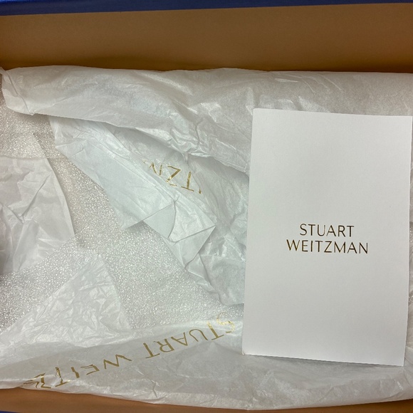 Stuart Weitzman Cream and Gold Espadrilles - Picture 6 of 6